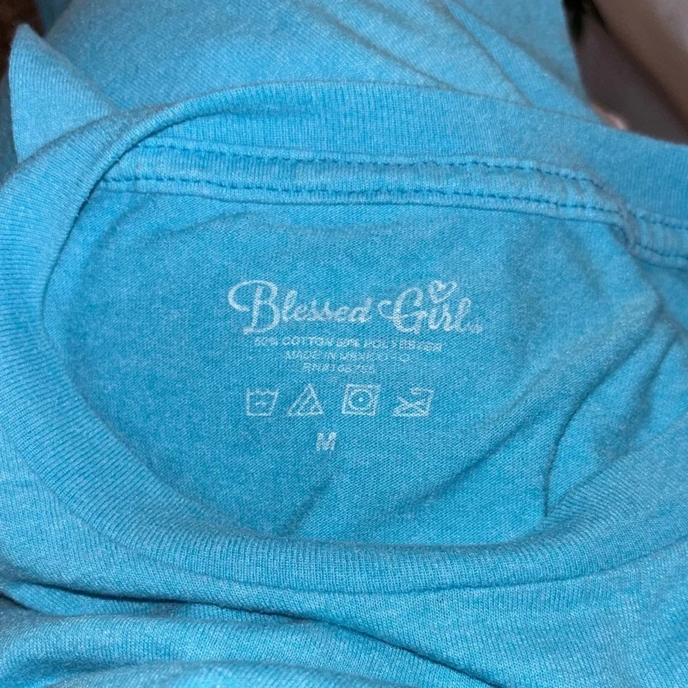 Kids Blue 'Blessed Girl' Graphic Tee